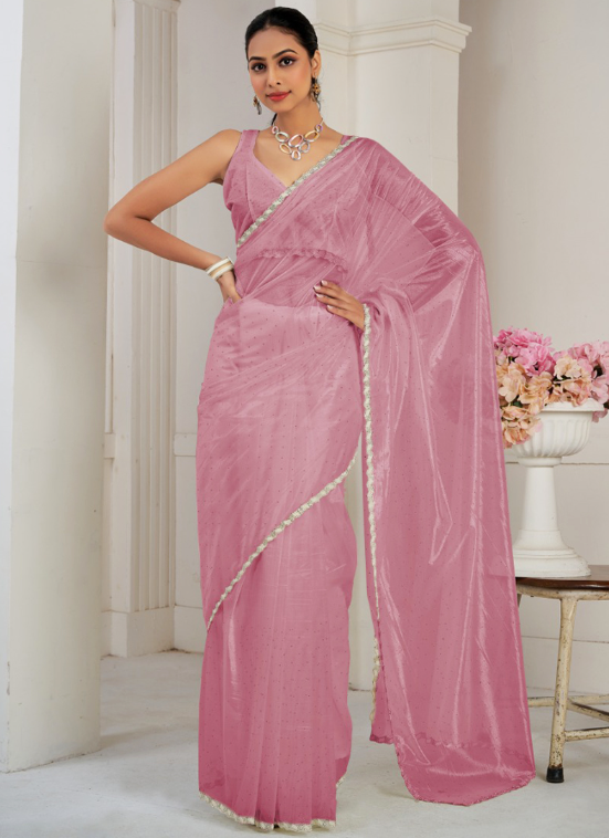 organza saree