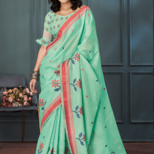 linen saree