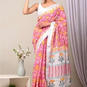 Bagru Printed Saree